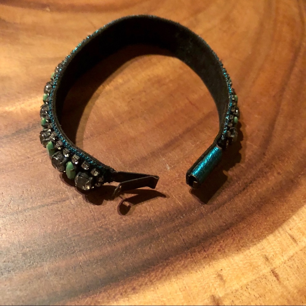 Turquoise Rhinestone Bracelet - Picture 3 of 6
